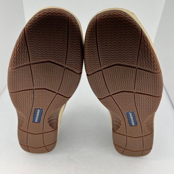 Dockers Mens 090-21208 Brown Leather Solid Slip-On Size 10.5M Boat Shoes - Picture 9 of 12